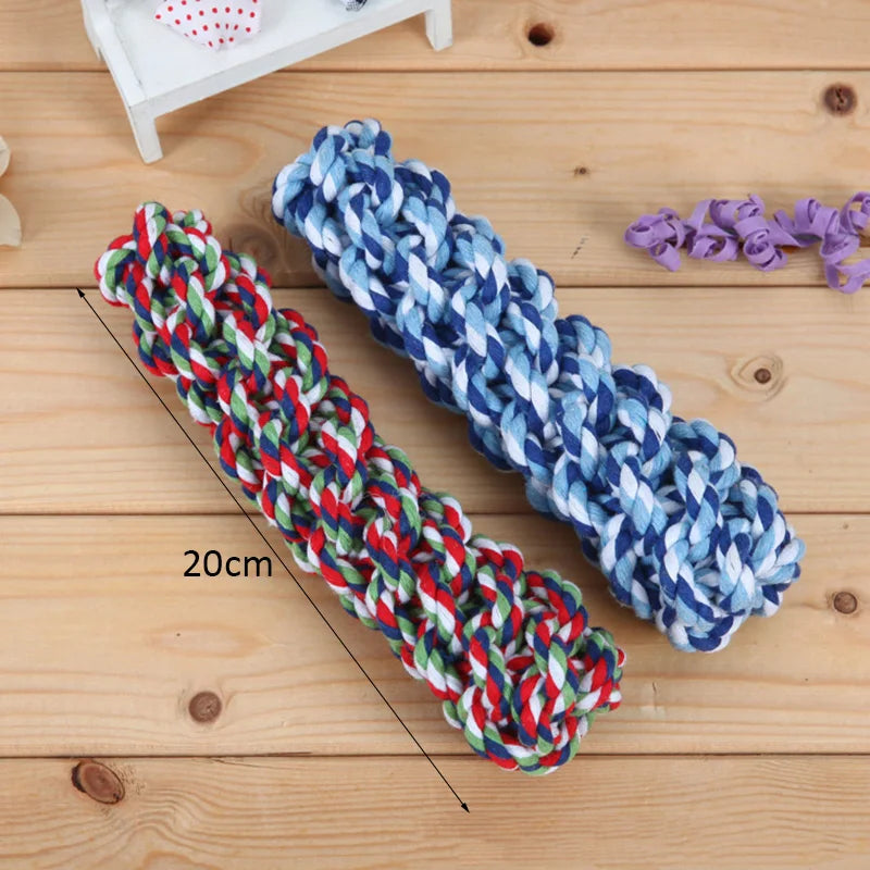Rope Chew Toys – Assorted Shapes for Small Dogs