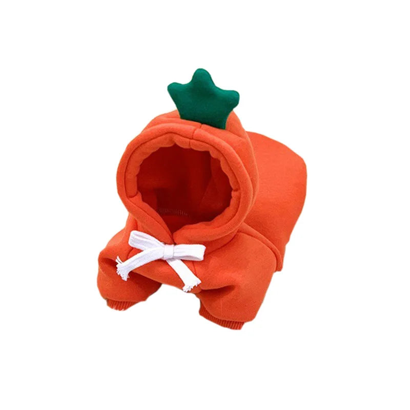 Adorable Winter Pet Hoodie – Fruit & Animal Cosplay