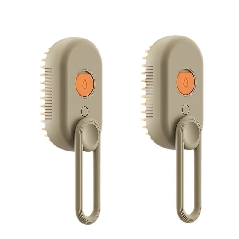 Self-Cleaning Steam Cat Brush – Electric Spray Grooming Tool