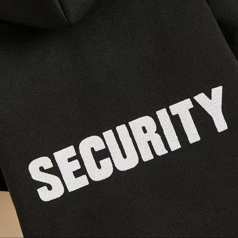 “Security” Dog Hoodie – Streetwear Style for Small to XXL Dogs